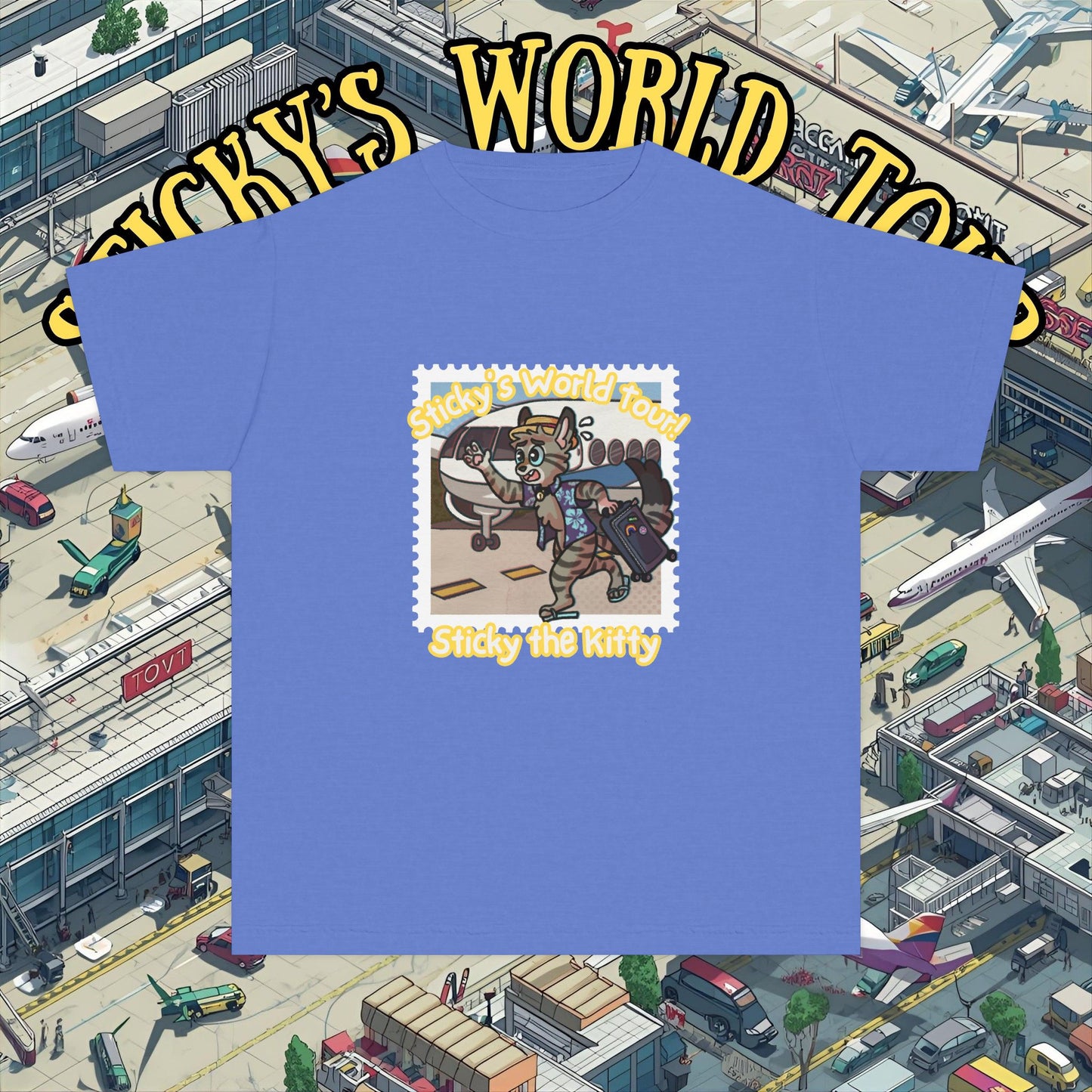 Sticky's Airport Adventure Tee - Youth SUPER COMFY tee