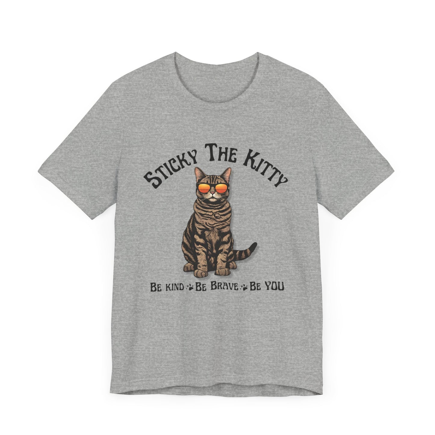 Stick-man Be Kind, Be Brave, Be YOU - Super Soft Unisex Jersey Short Sleeve Tee