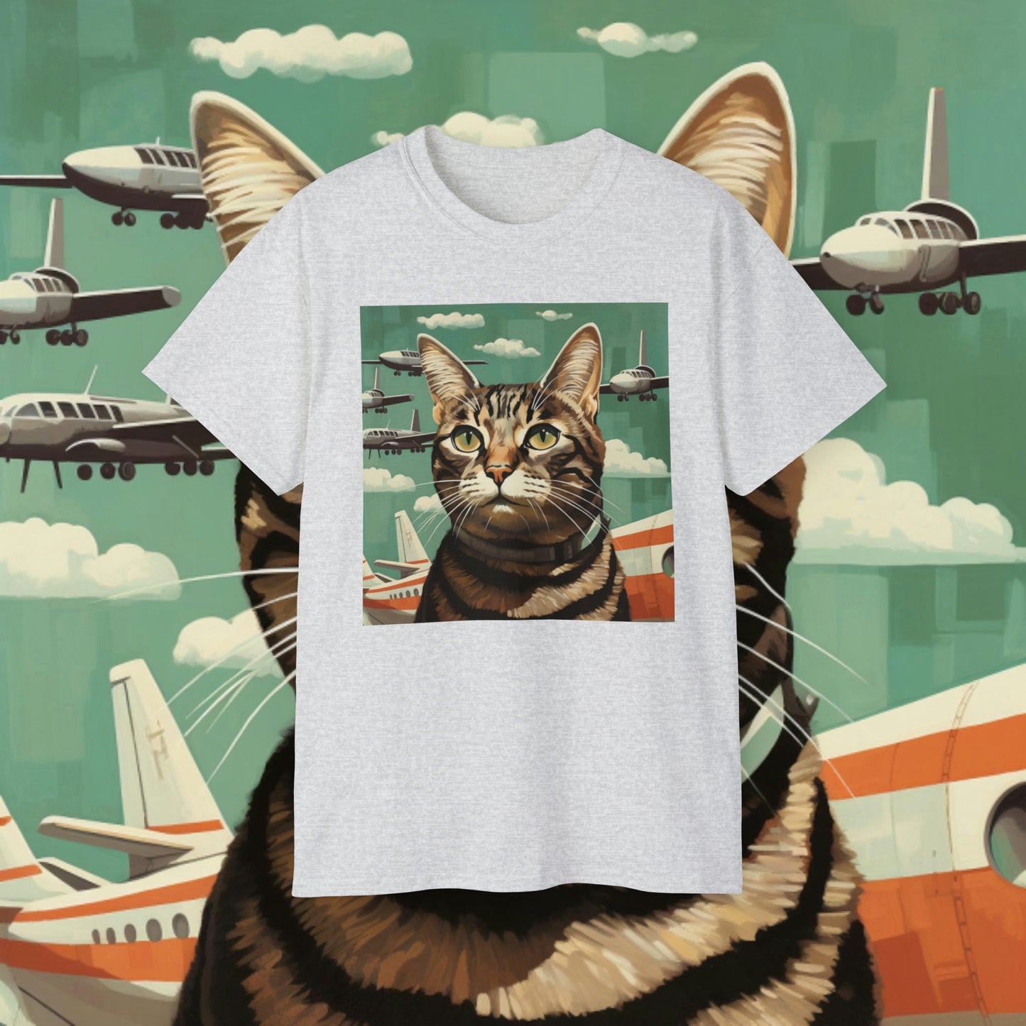 Sticky Travel Poster Tee 1 - Unisex Ultra Soft Cotton Tee