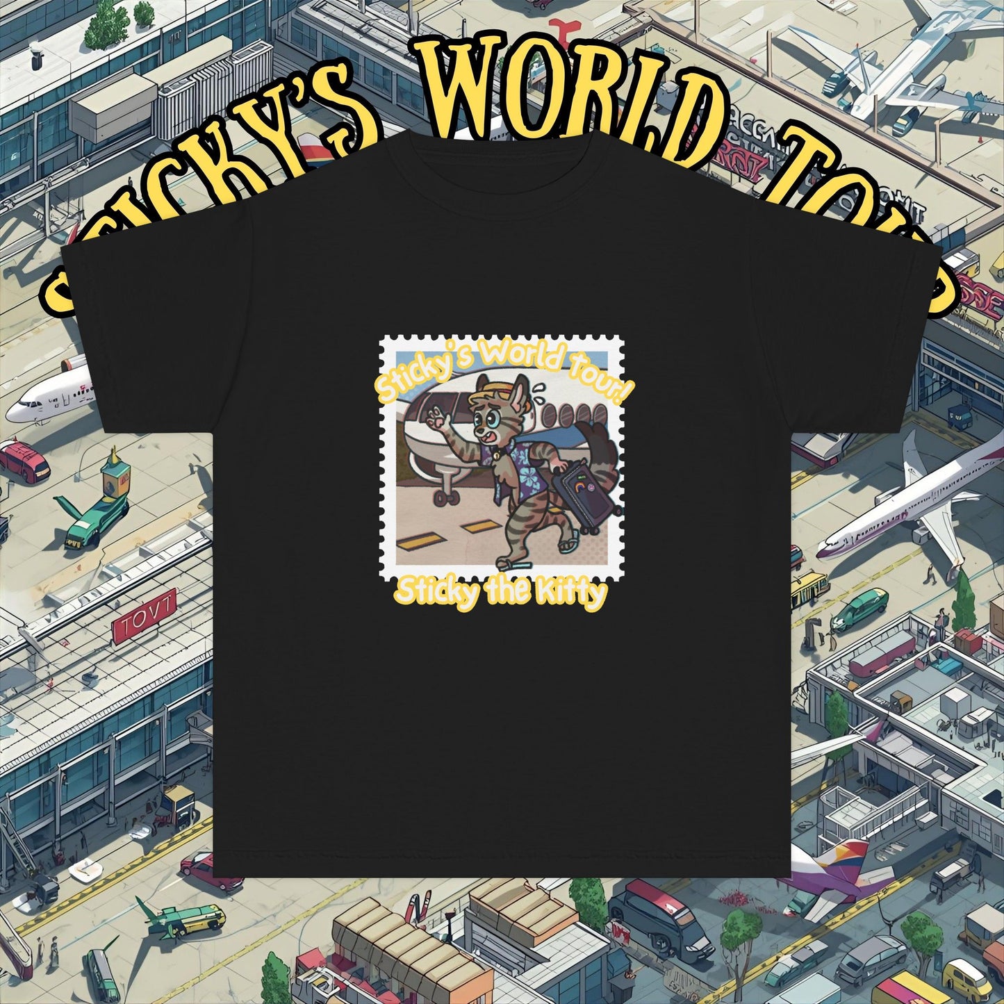 Sticky's Airport Adventure Tee - Youth SUPER COMFY tee