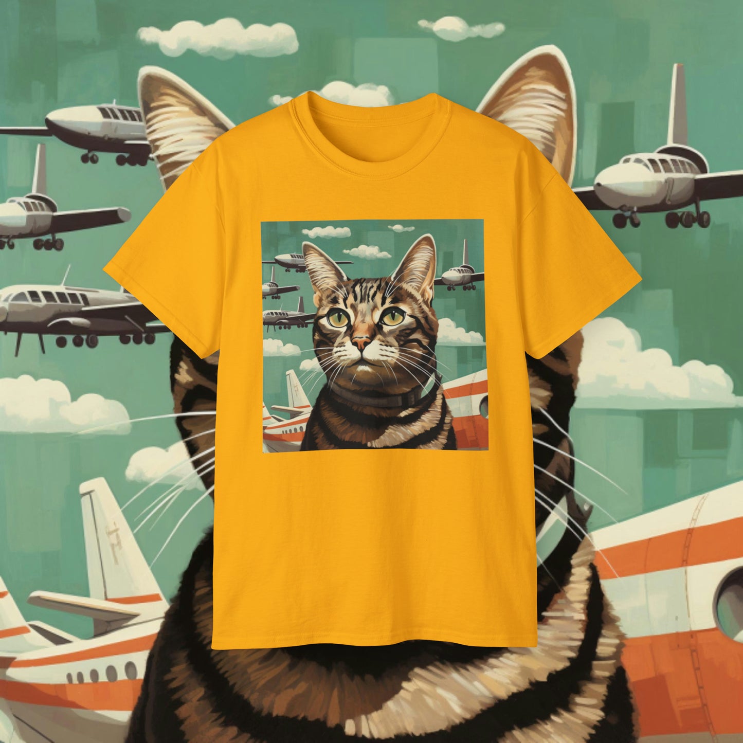 Sticky Travel Poster Tee 1 - Unisex Ultra Soft Cotton Tee