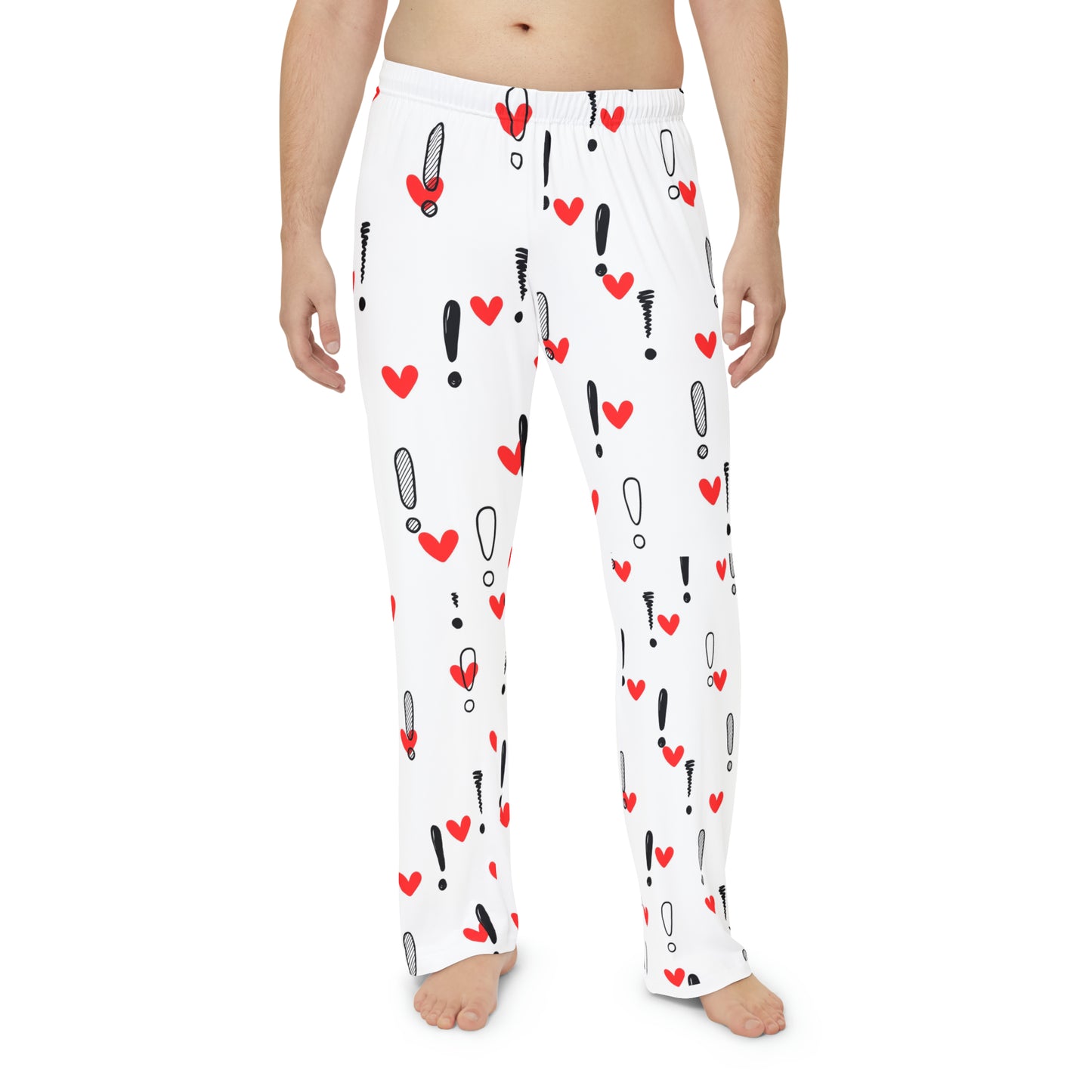 Love Real Hard! - Men's Pajama Pants (AOP)
