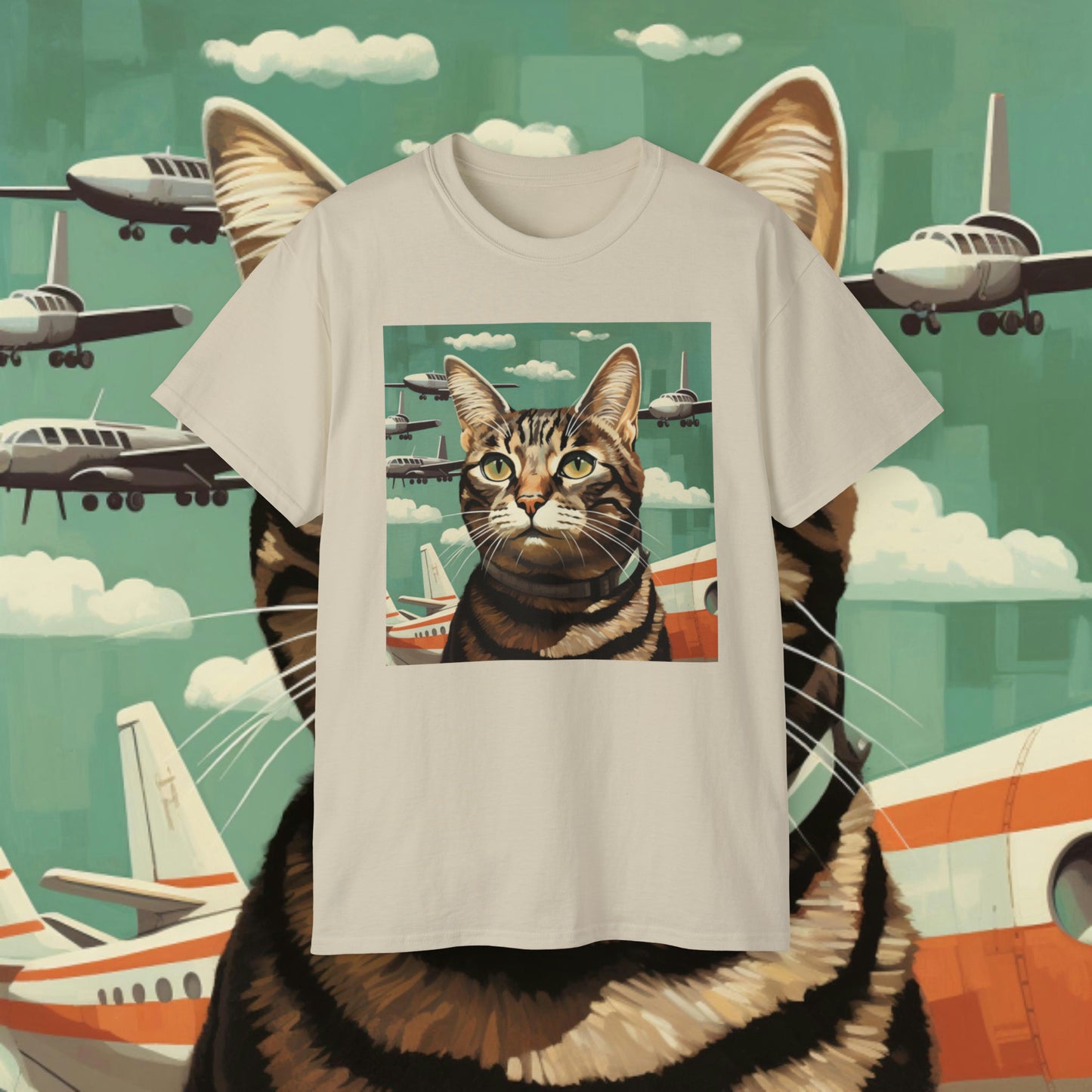 Sticky Travel Poster Tee 1 - Unisex Ultra Soft Cotton Tee