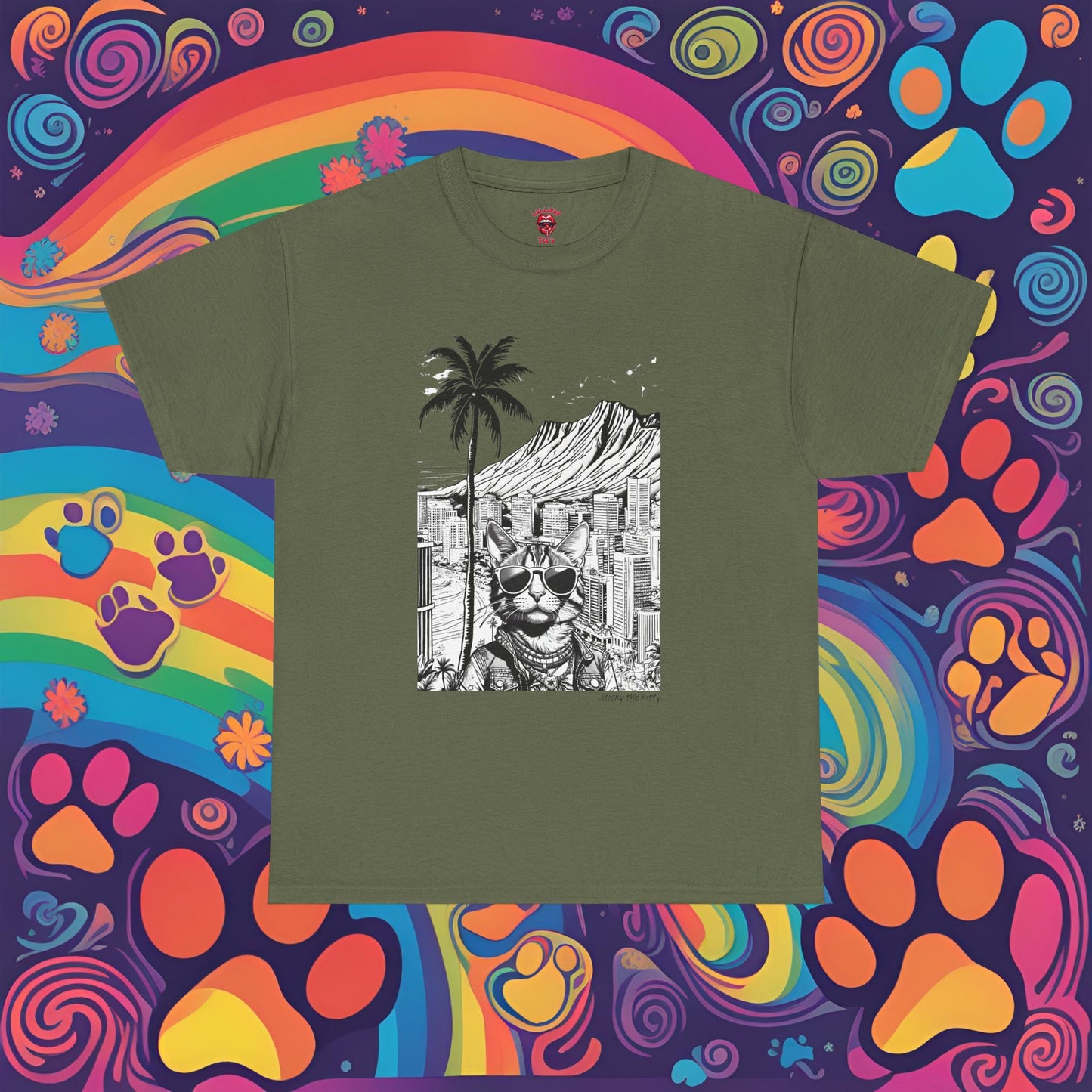 World Traveler Sticky Honolulu - Ultra Cotton Super Comfy Tee