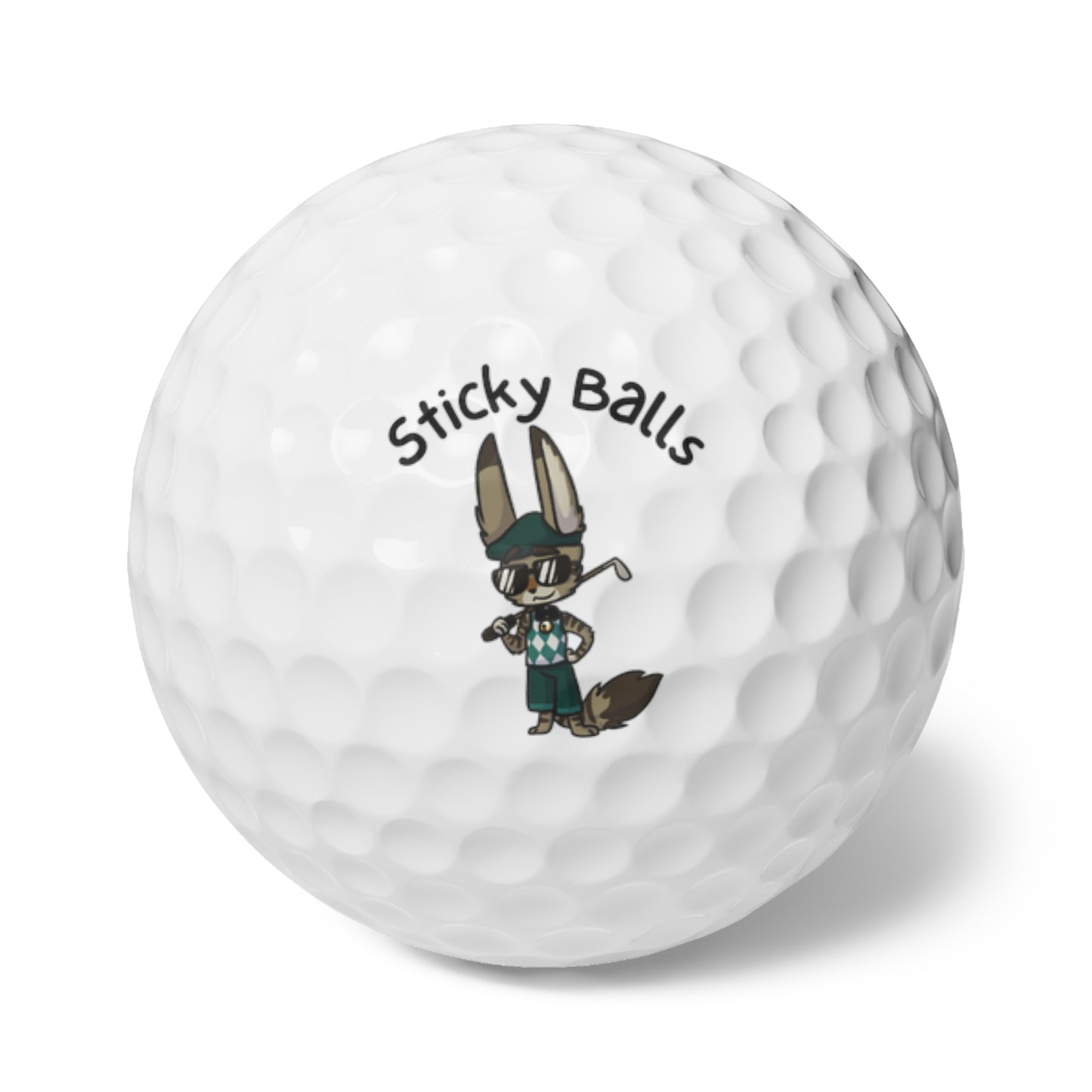 Sticky Balls - Golfer, 6pcs The PURRRFECT Stocking Stuffer for the Golfer in your life! All the coolest golfers have, Sticky Balls.
