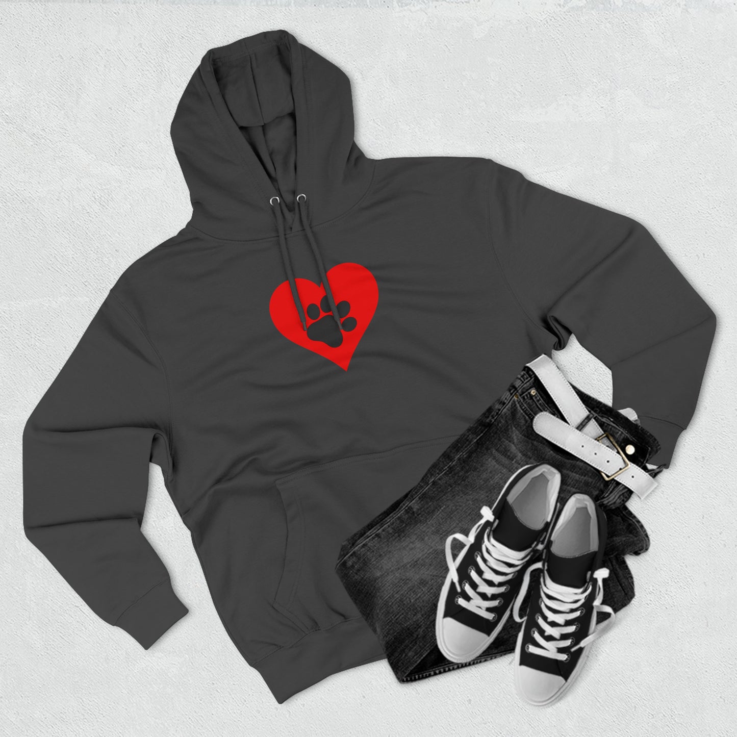Just A Heart Unisex Super Soft Pullover Hoodie