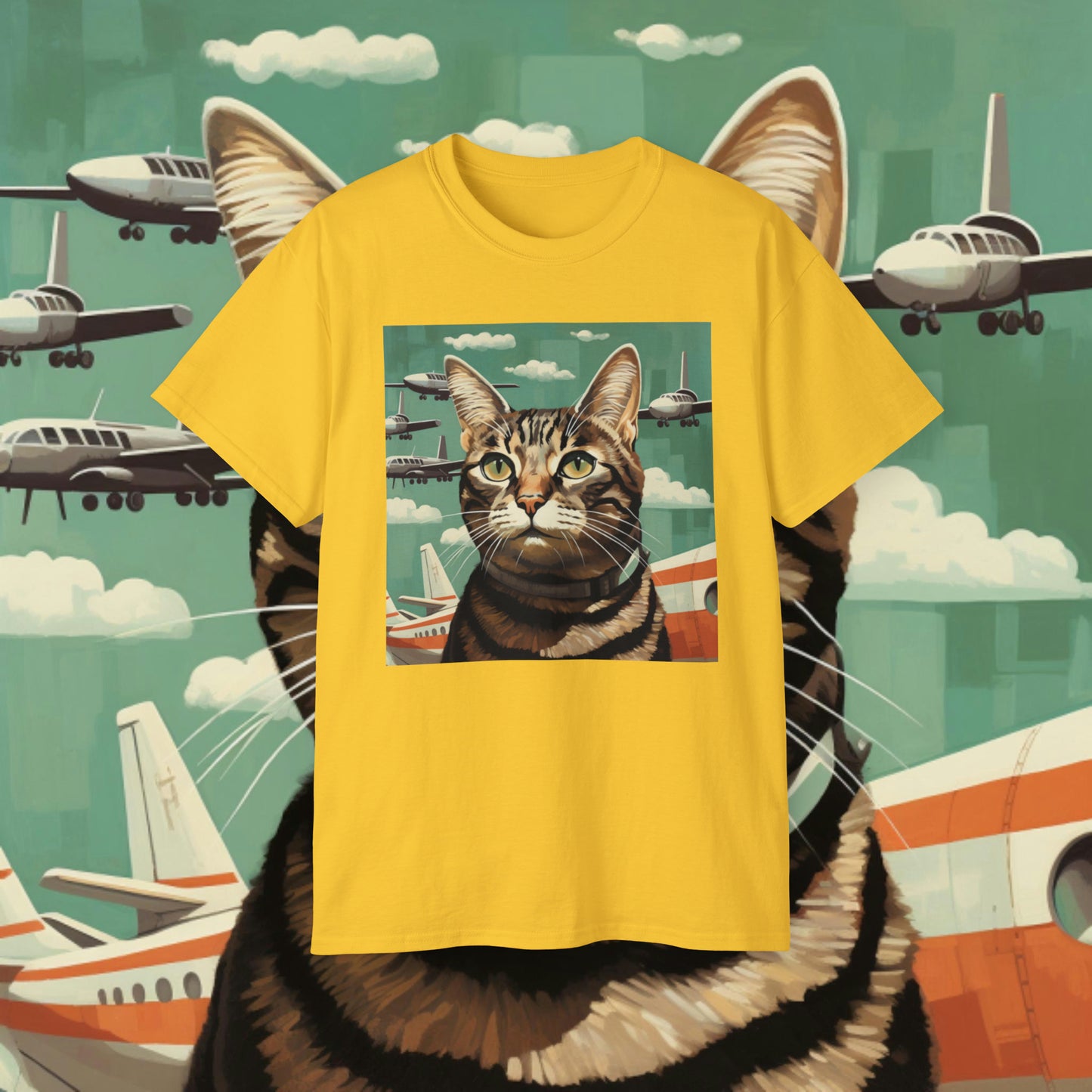 Sticky Travel Poster Tee 1 - Unisex Ultra Soft Cotton Tee