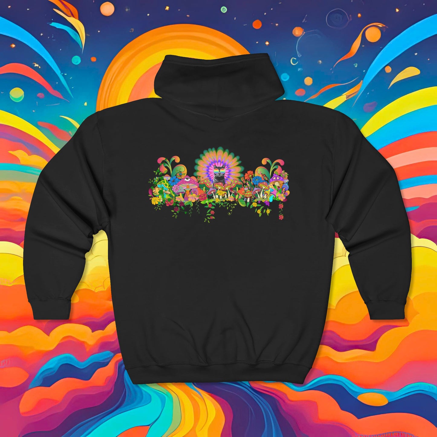 Sticky in Bloom - SUPER COMFY Full Zip Hoodie