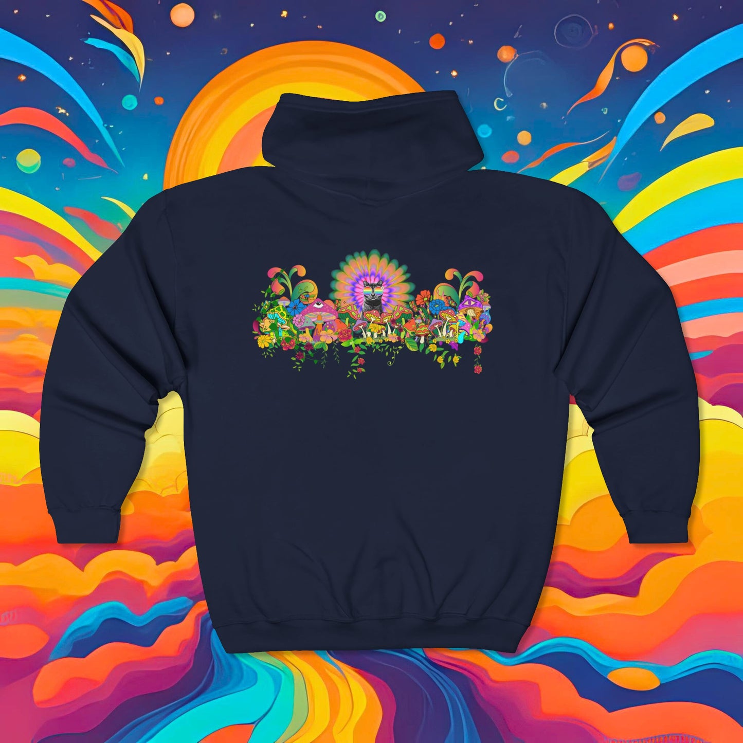 Sticky in Bloom - SUPER COMFY Full Zip Hoodie