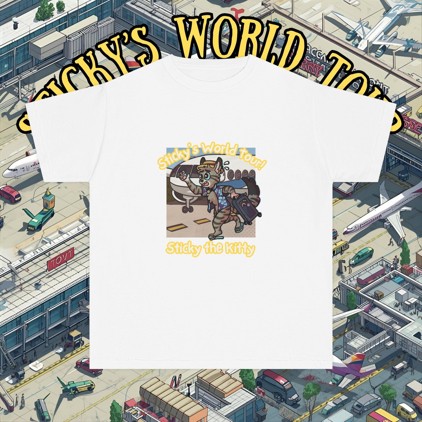Sticky's Airport Adventure Tee - Youth SUPER COMFY tee