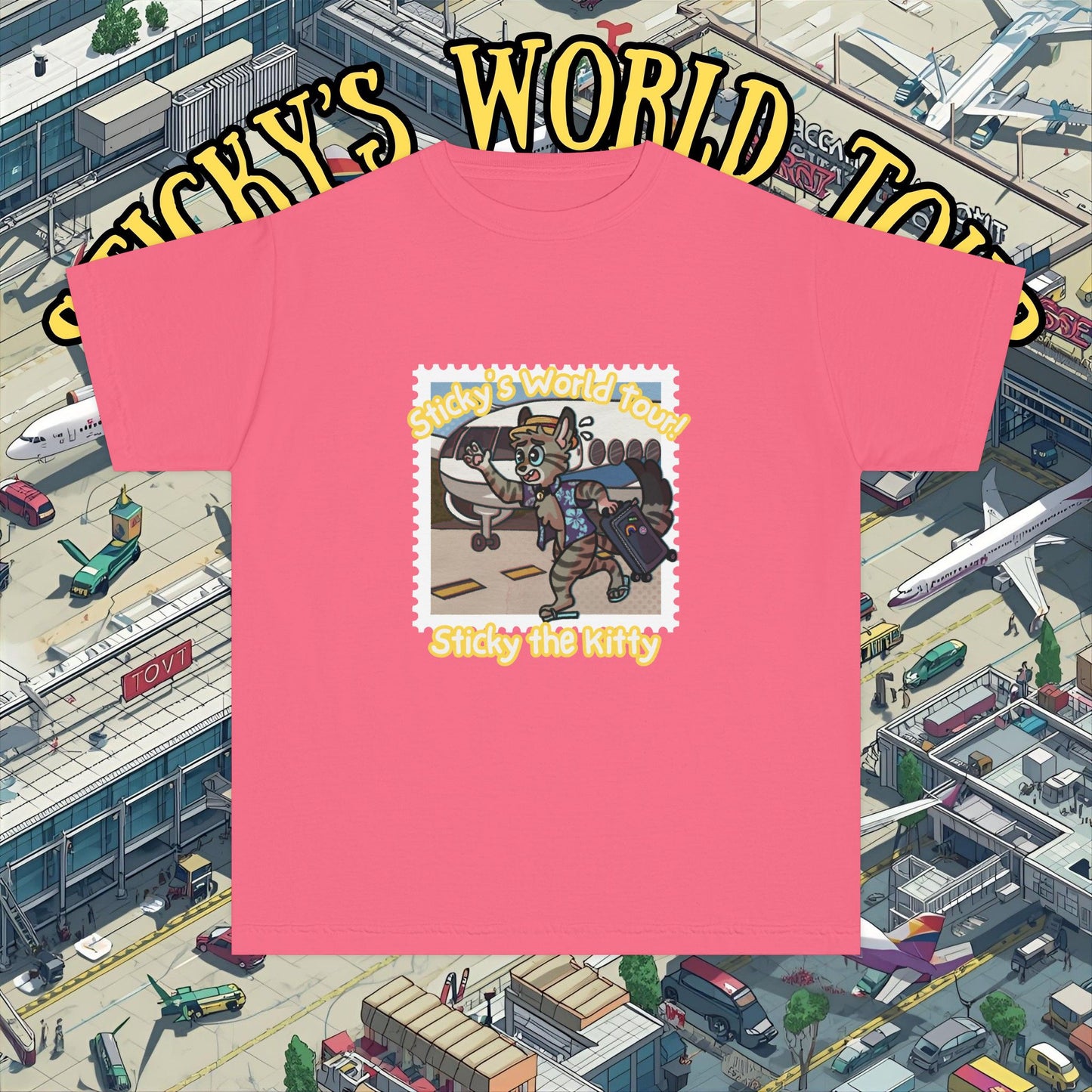 Sticky's Airport Adventure Tee - Youth SUPER COMFY tee
