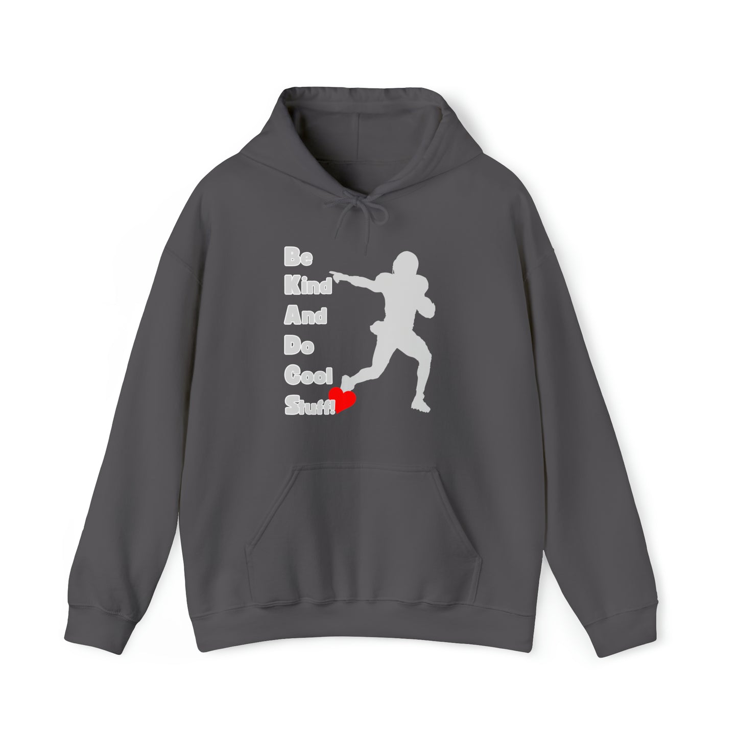 Be Kind And Do Cool Stuff - Football - Unisex Heavy Blend™ Hooded Sweatshirt