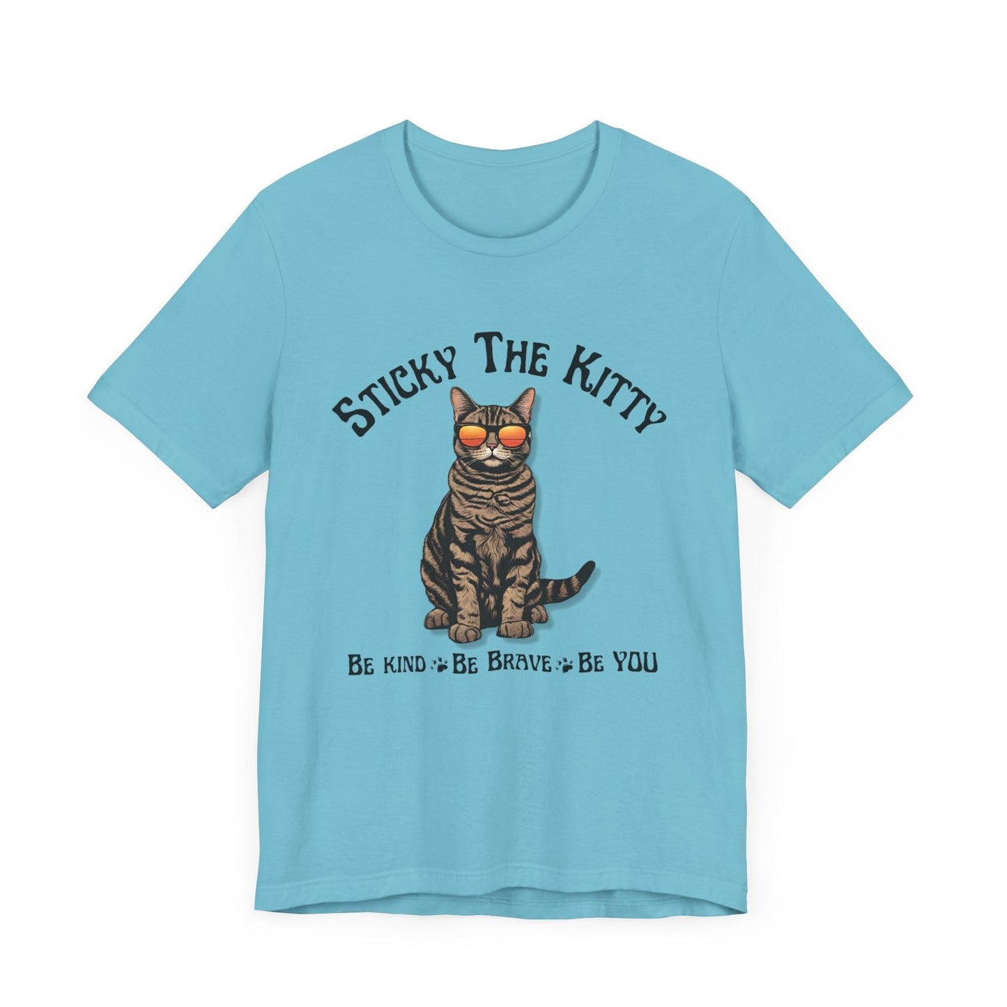 Stick-man Be Kind, Be Brave, Be YOU - Super Soft Unisex Jersey Short Sleeve Tee
