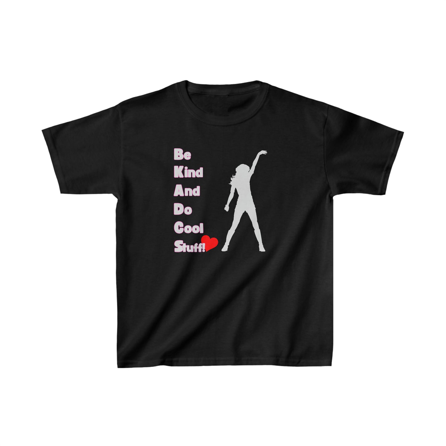 Be Kind And Do Cool Stuff - Cool Girl - Kids Heavy Cotton™ Tee