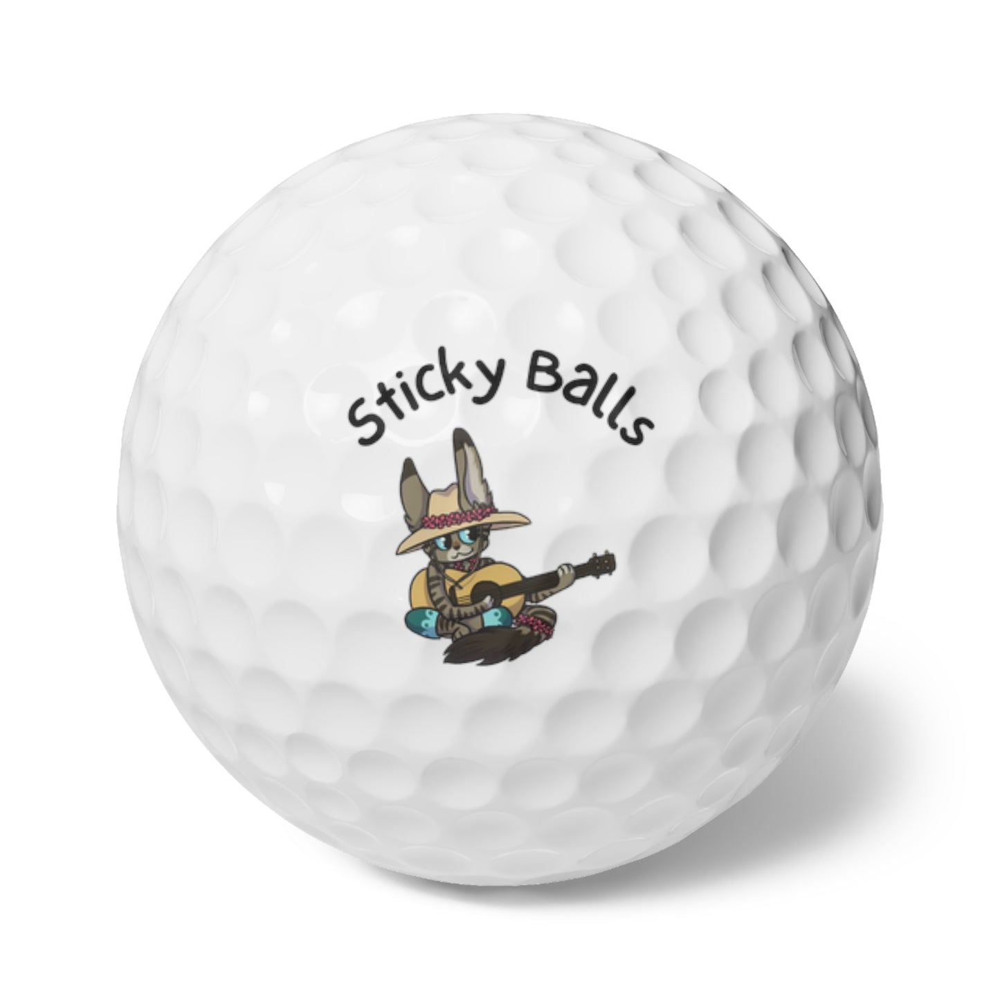 Sticky Balls - Hula Sticky Golf Balls, 6pcs