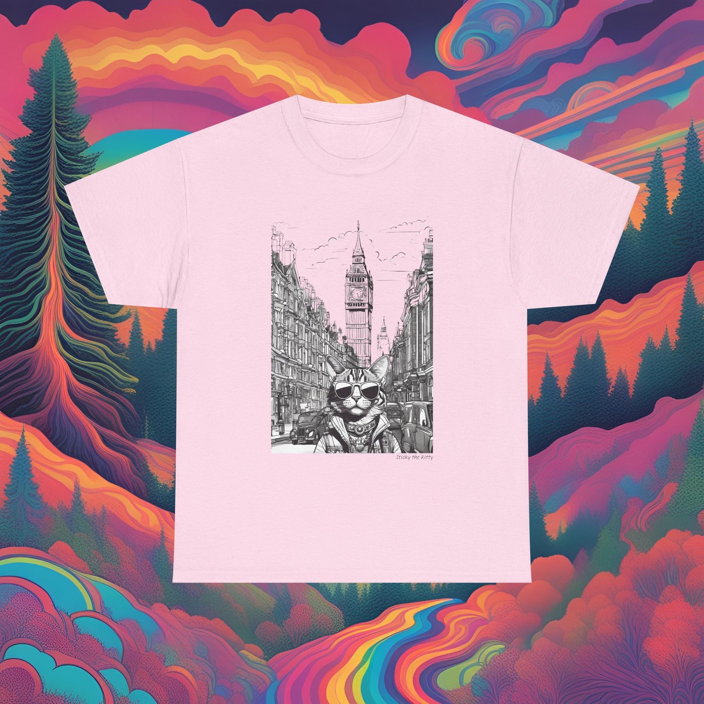 World Traveler Sticky - London - Ultra Cotton Super Comfy Tee