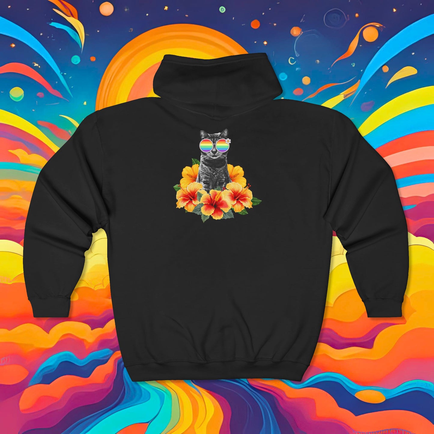 Hula Sticky Hibiscus SUPER COMFY Women's Hoodie