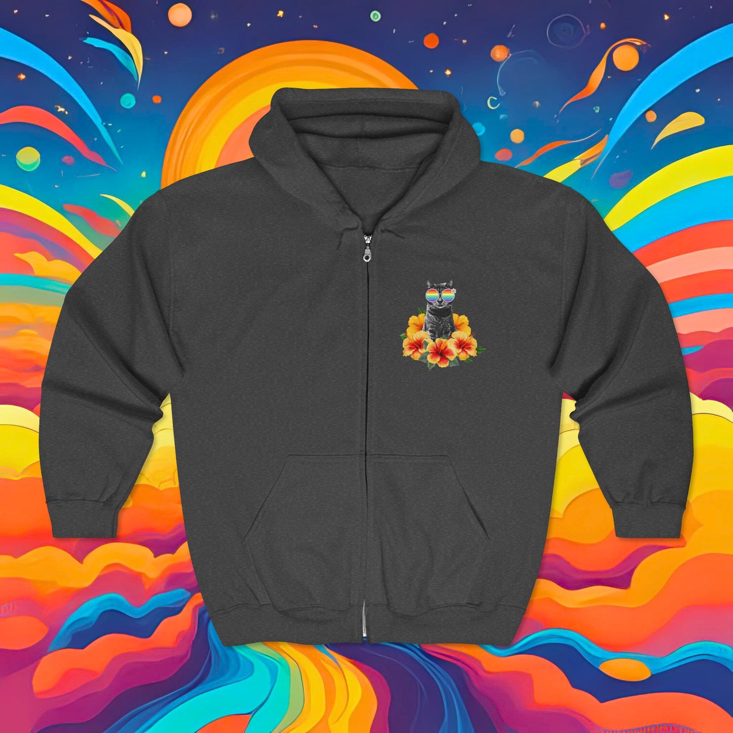 Hula Sticky Hibiscus SUPER COMFY Women's Hoodie