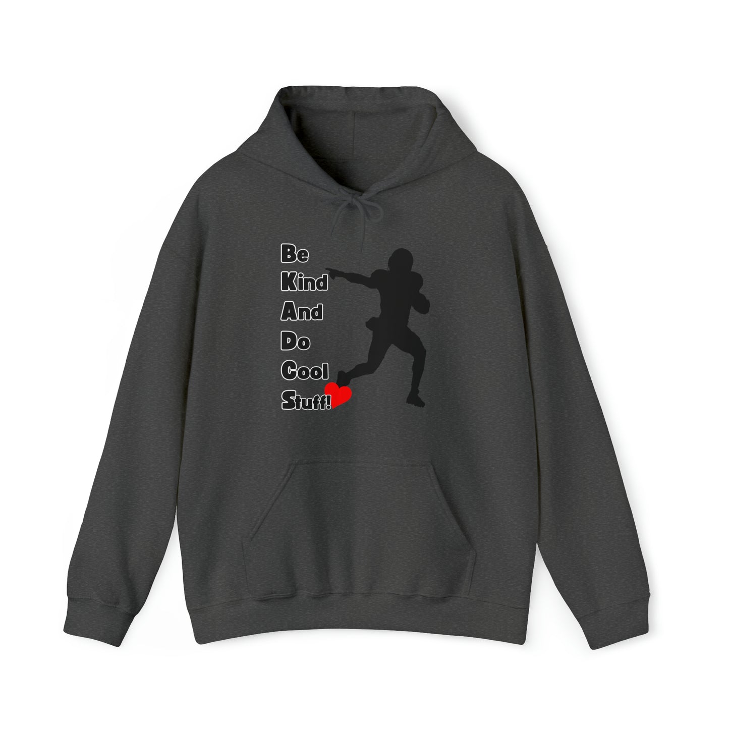 Be Kind And Do Cool Stuff - Football - Unisex Heavy Blend™ Hooded Sweatshirt