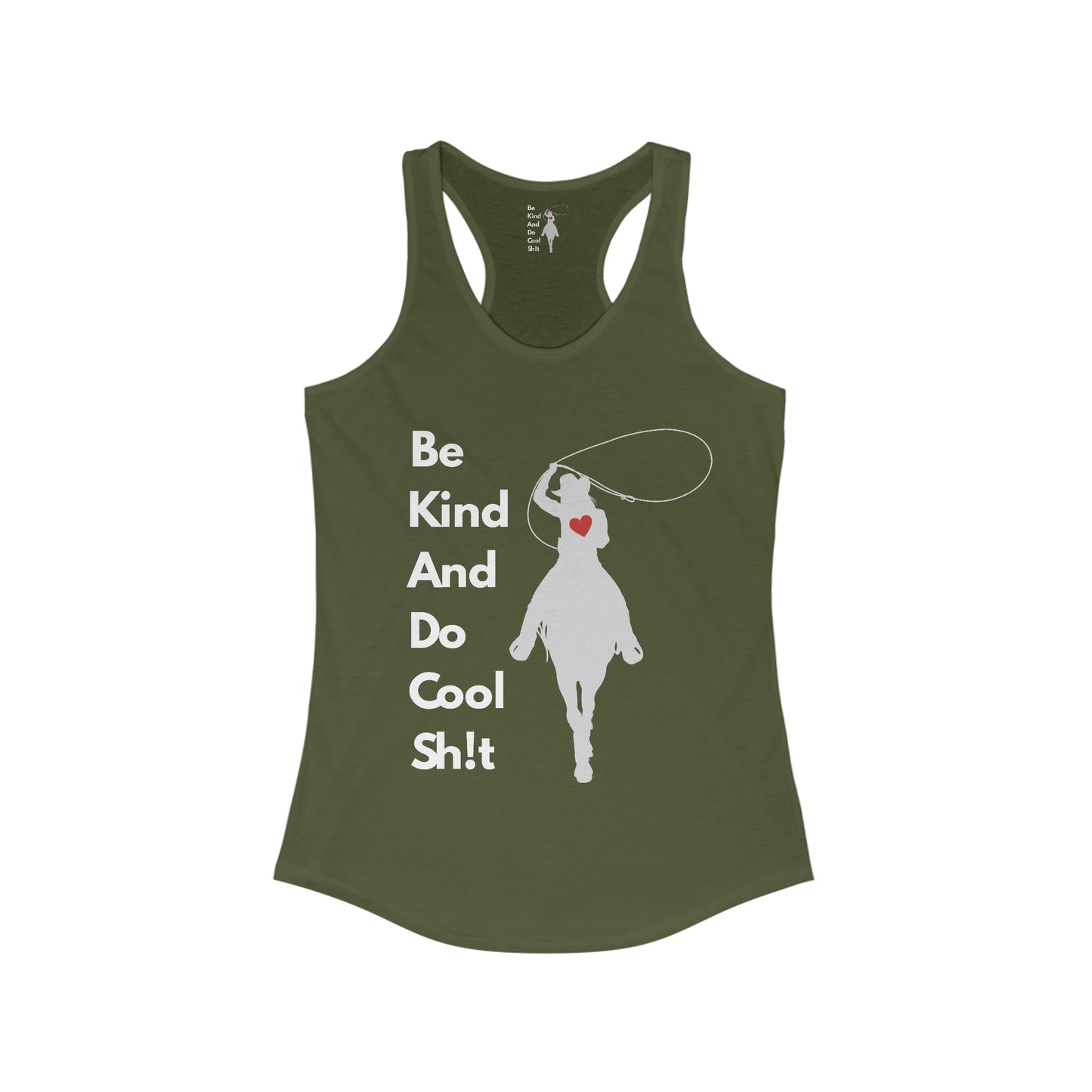 BKADGS Cowgirl - Women's Ideal Racerback Tank
