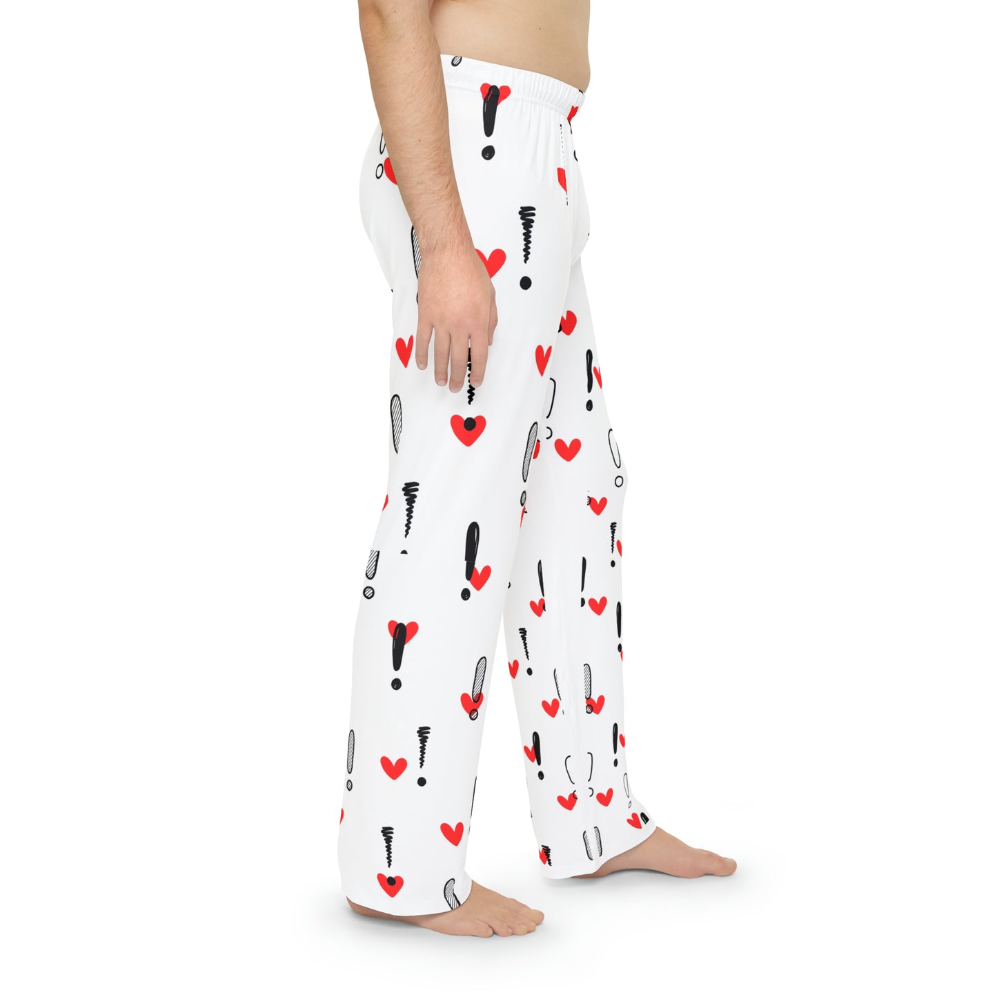 Love Real Hard! - Men's Pajama Pants (AOP)