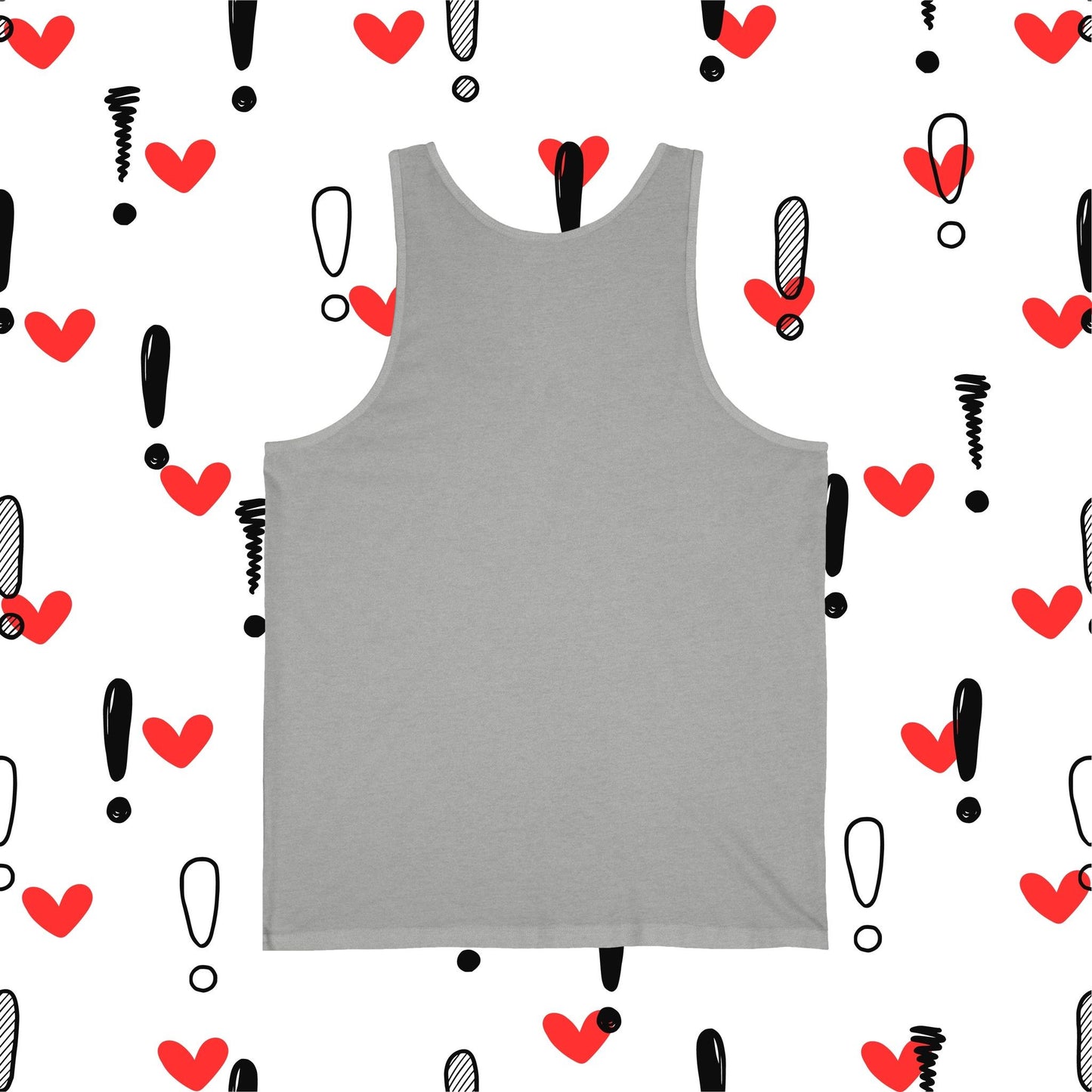 Are you being nice today? Peace Sign - Real Fit Unisex Jersey Tank