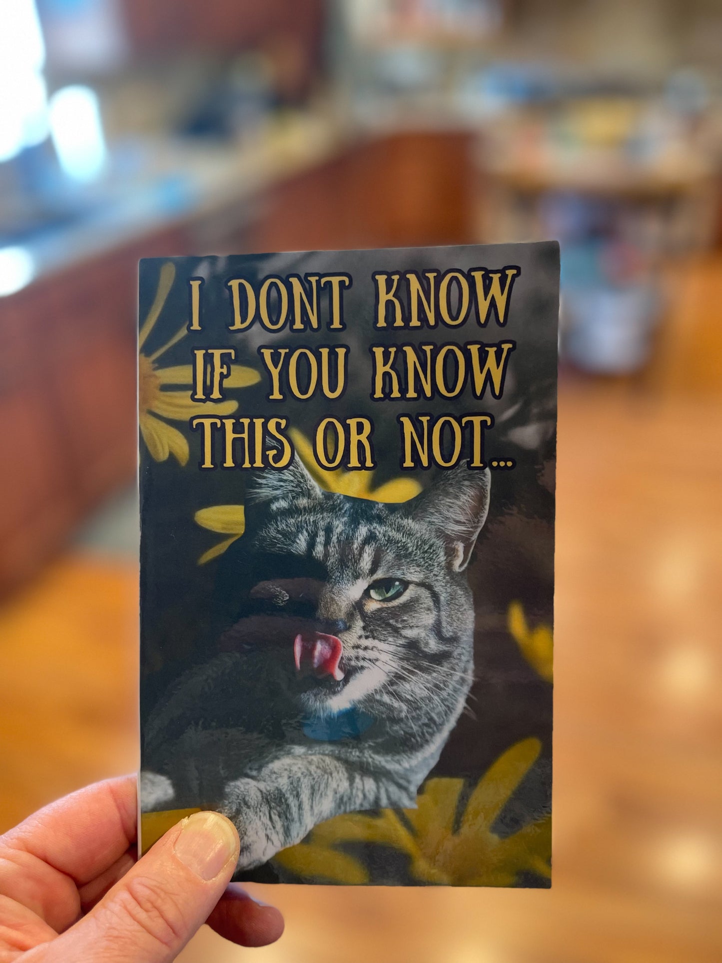“Never been a fan…” 5x7 birthday card