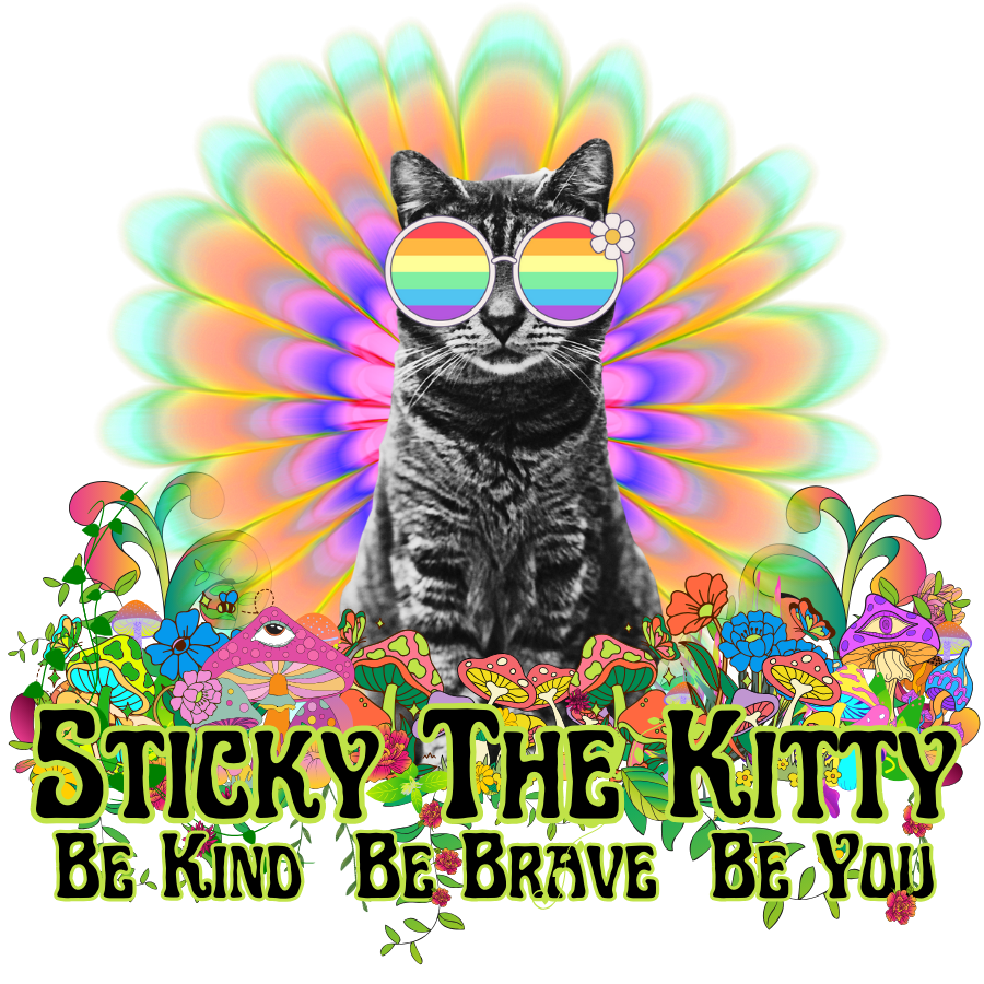 Be Kind Be Brave Be You - 3" Die Cut Sticker