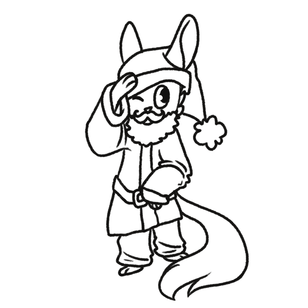 A Very Sticky Christmas Coloring Book w/ Crayons