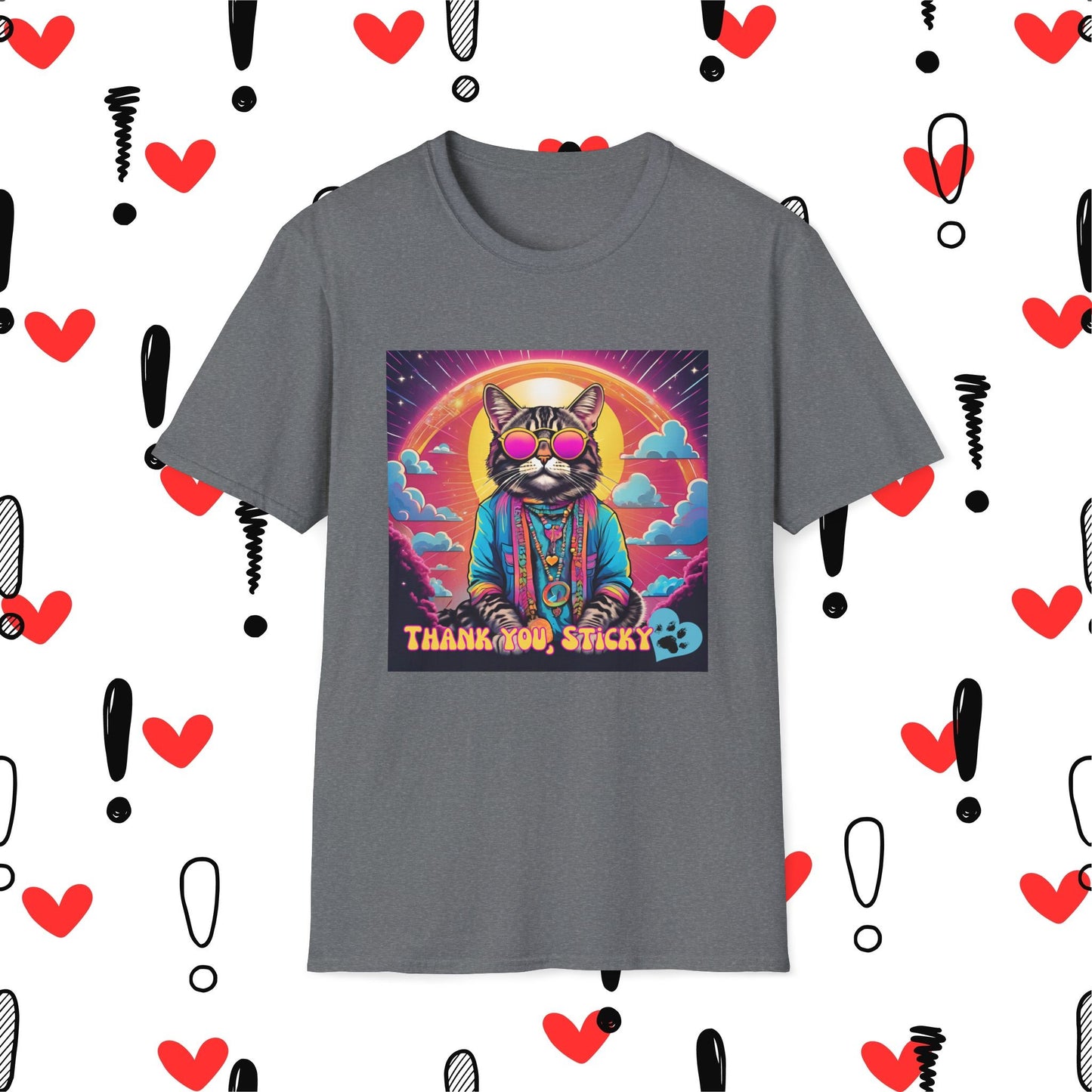 Thank You Sticky - Graphic T-Shirt - Unisex Softstyle Tee