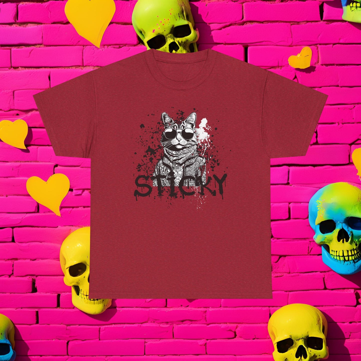 Sticky Graffiti Tee - Ultra Comfy Cotton Tee