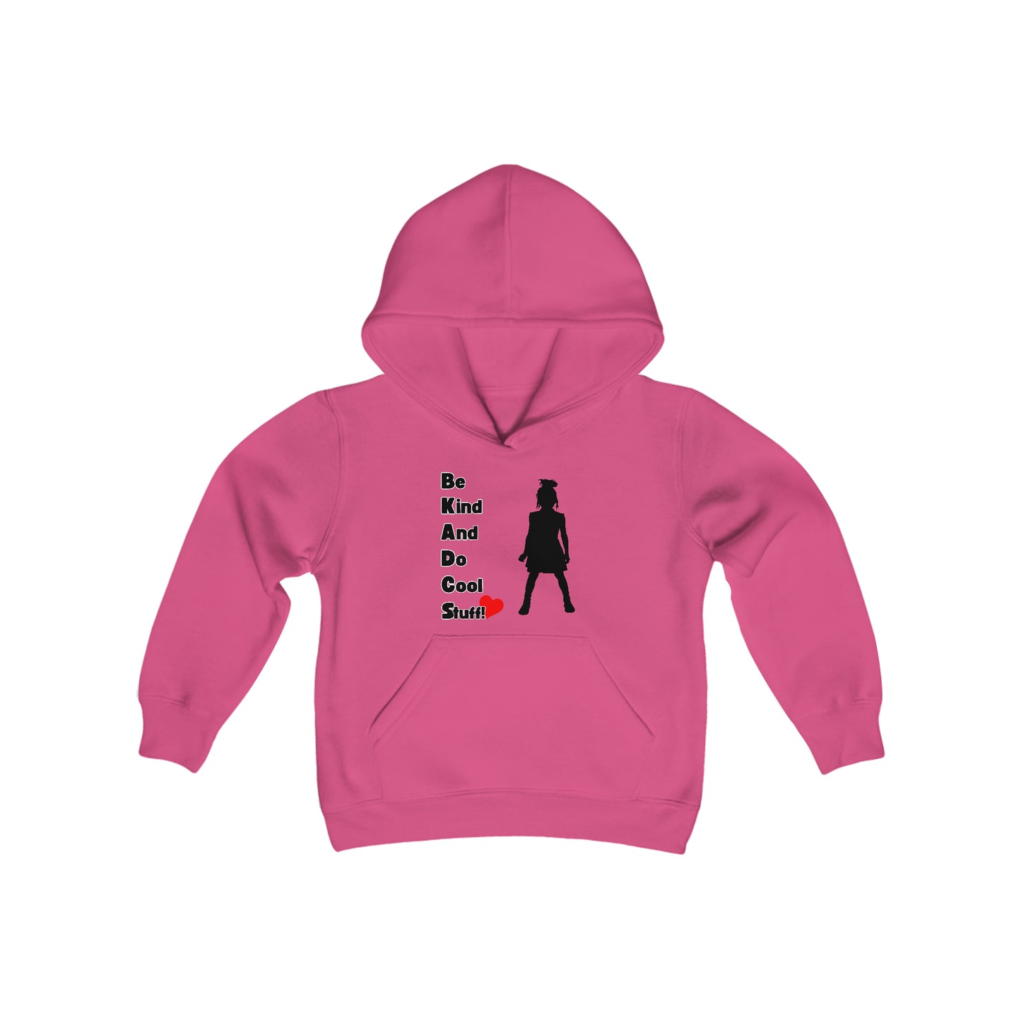 BKADCS GIRL POWER! Youth Heavy Blend Hooded Sweatshirt