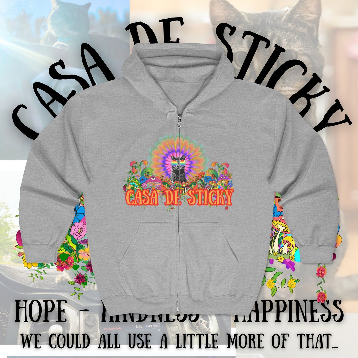 🐾 Casa de Sticky Founding Hoodie