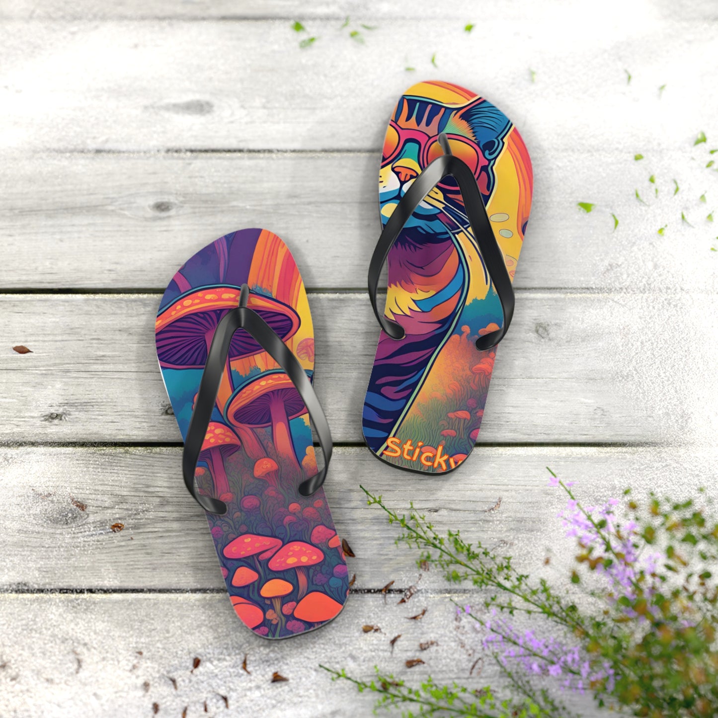 Psychedelic Sticky - Flip Flops