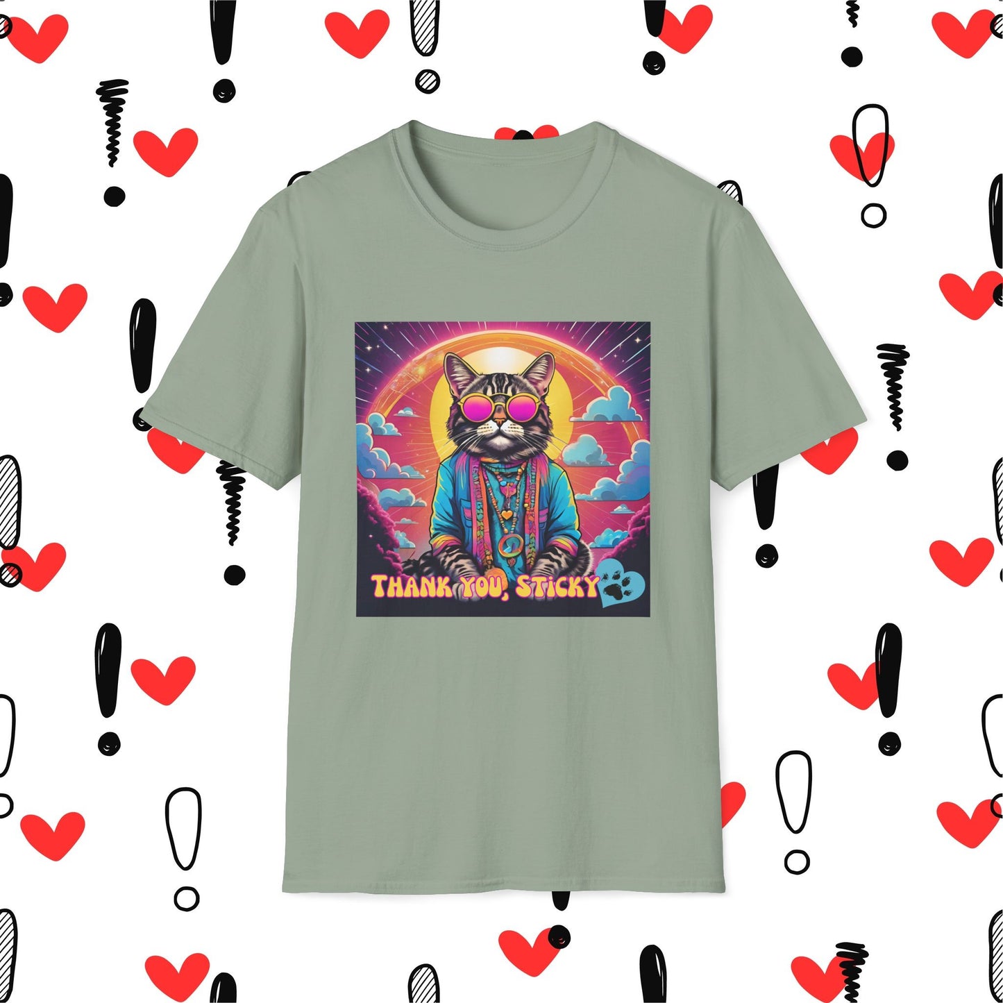 Thank You Sticky - Graphic T-Shirt - Unisex Softstyle Tee