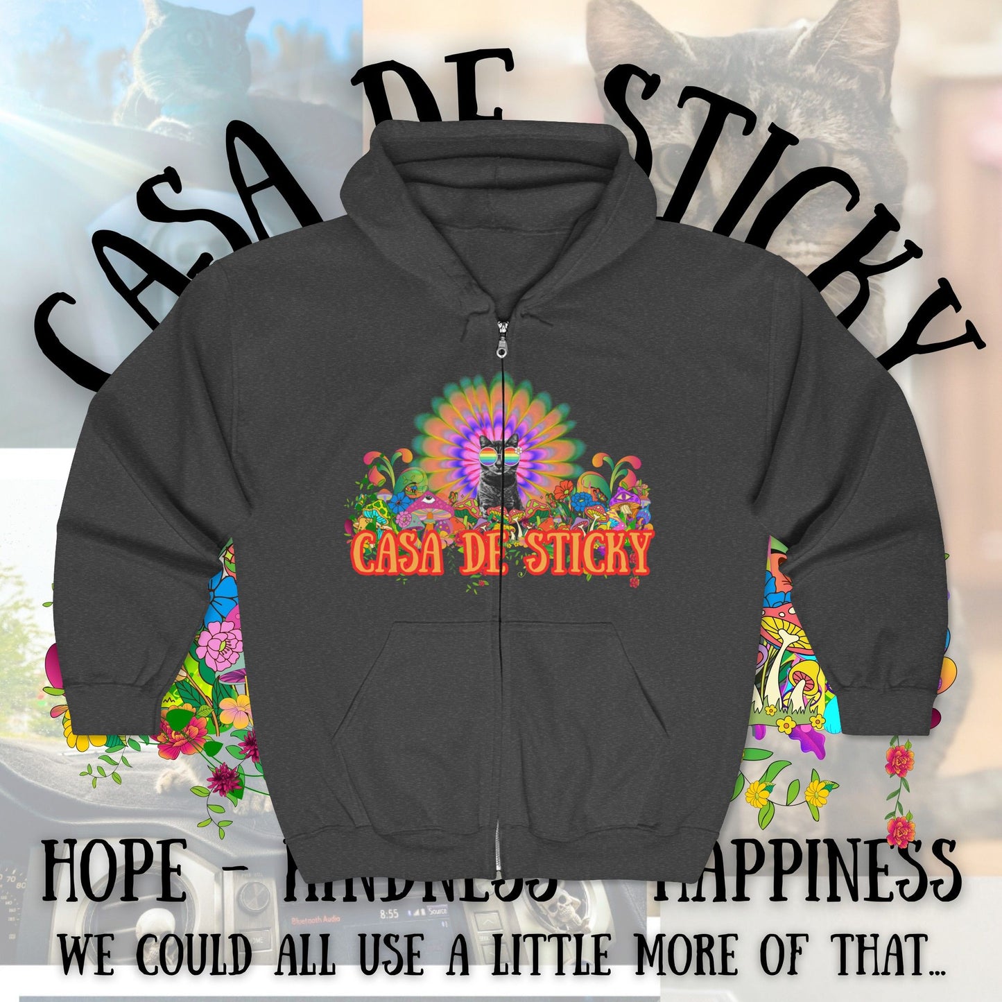 🐾 Casa de Sticky Founding Hoodie