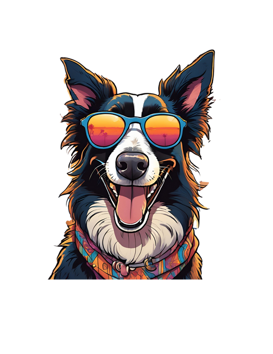 Sunset Collie