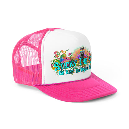 Sticky the Kitty Trucker Cap - Be Kind, Be Brave, Be You