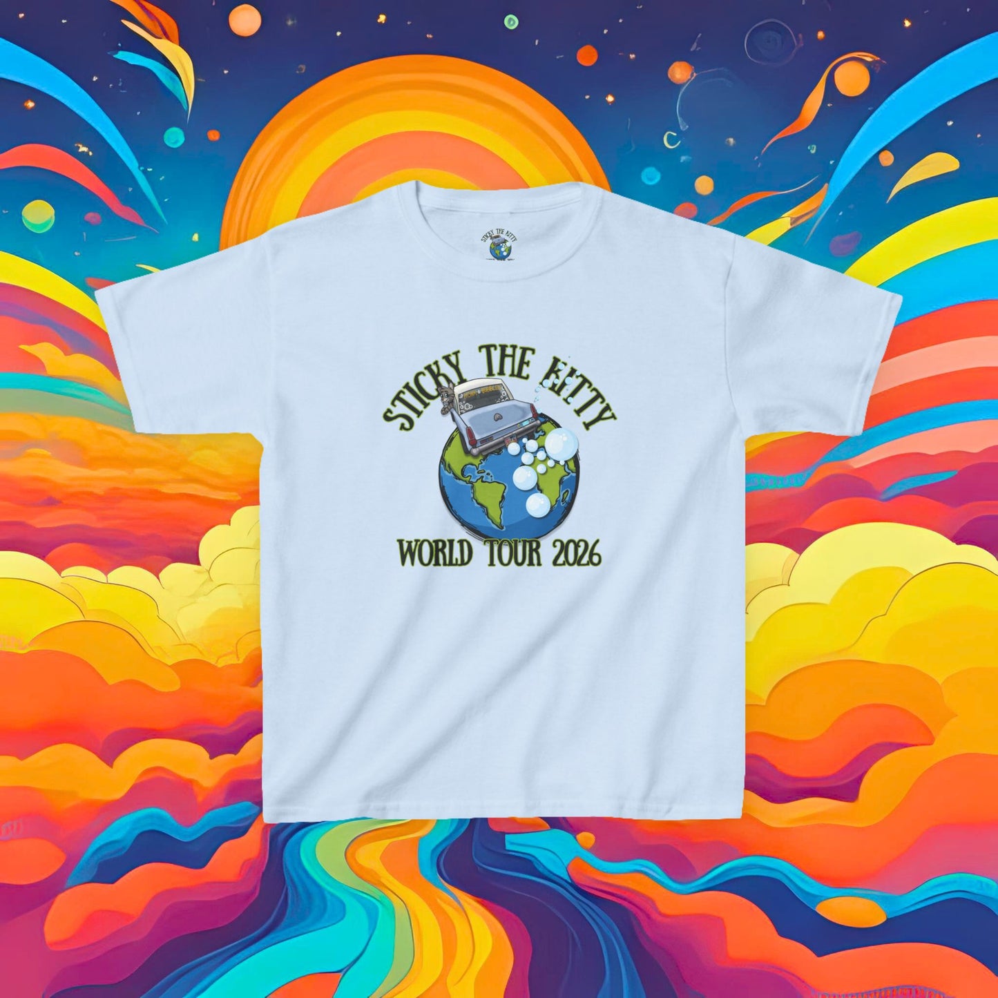 Official Sticky The Kitty World Tour 2026 Super Comfy Tee