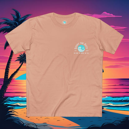 Sticky Block Print Surfer Logo