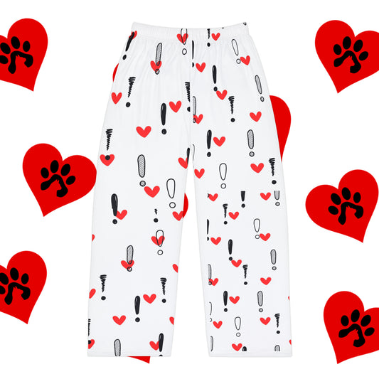 Love Real Hard! - Men's Pajama Pants (AOP)