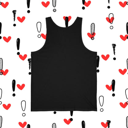 Are you being nice today? Real Fit Unisex Jersey Tank