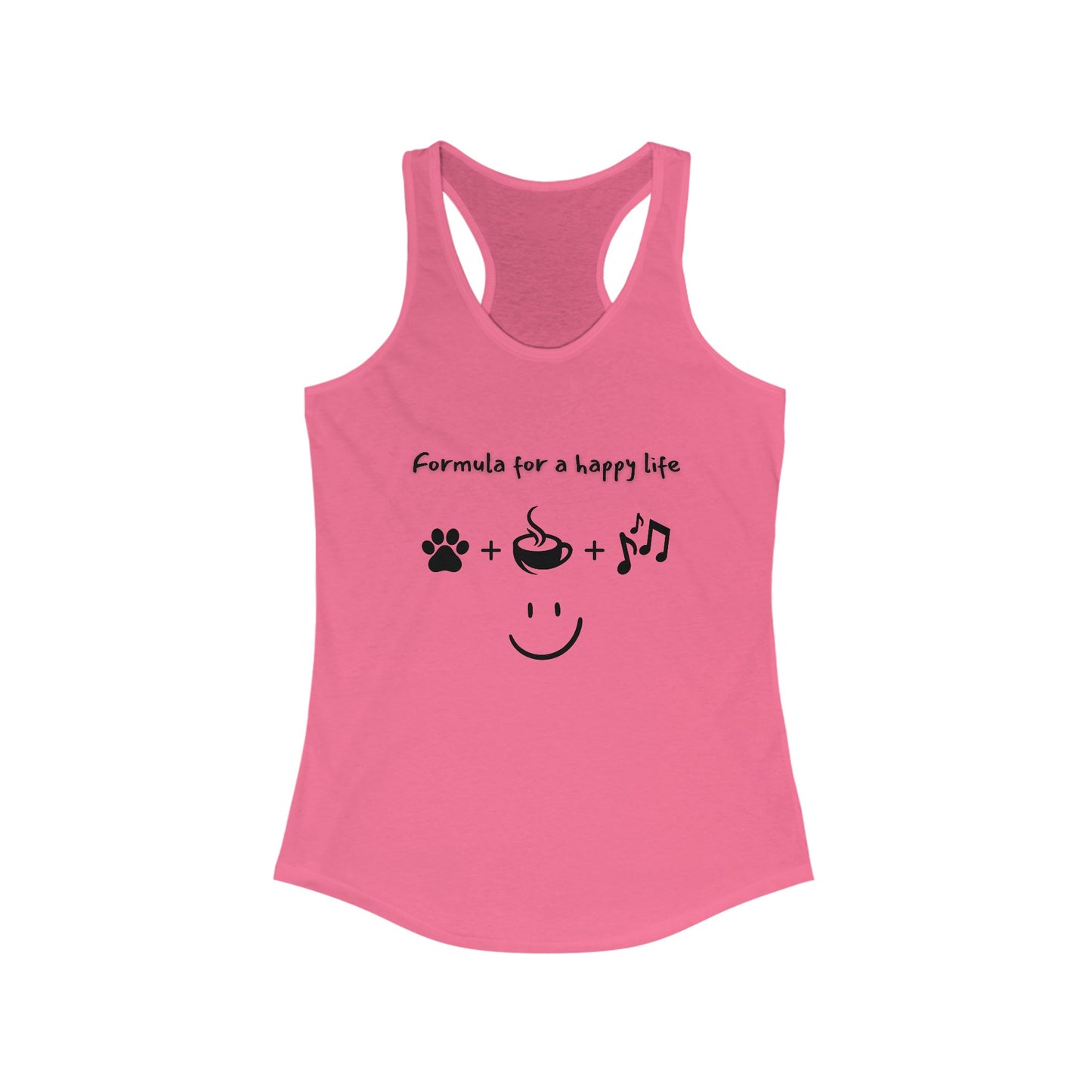 Happy Formula - Super Soft Women's Ideal Racerback Tank