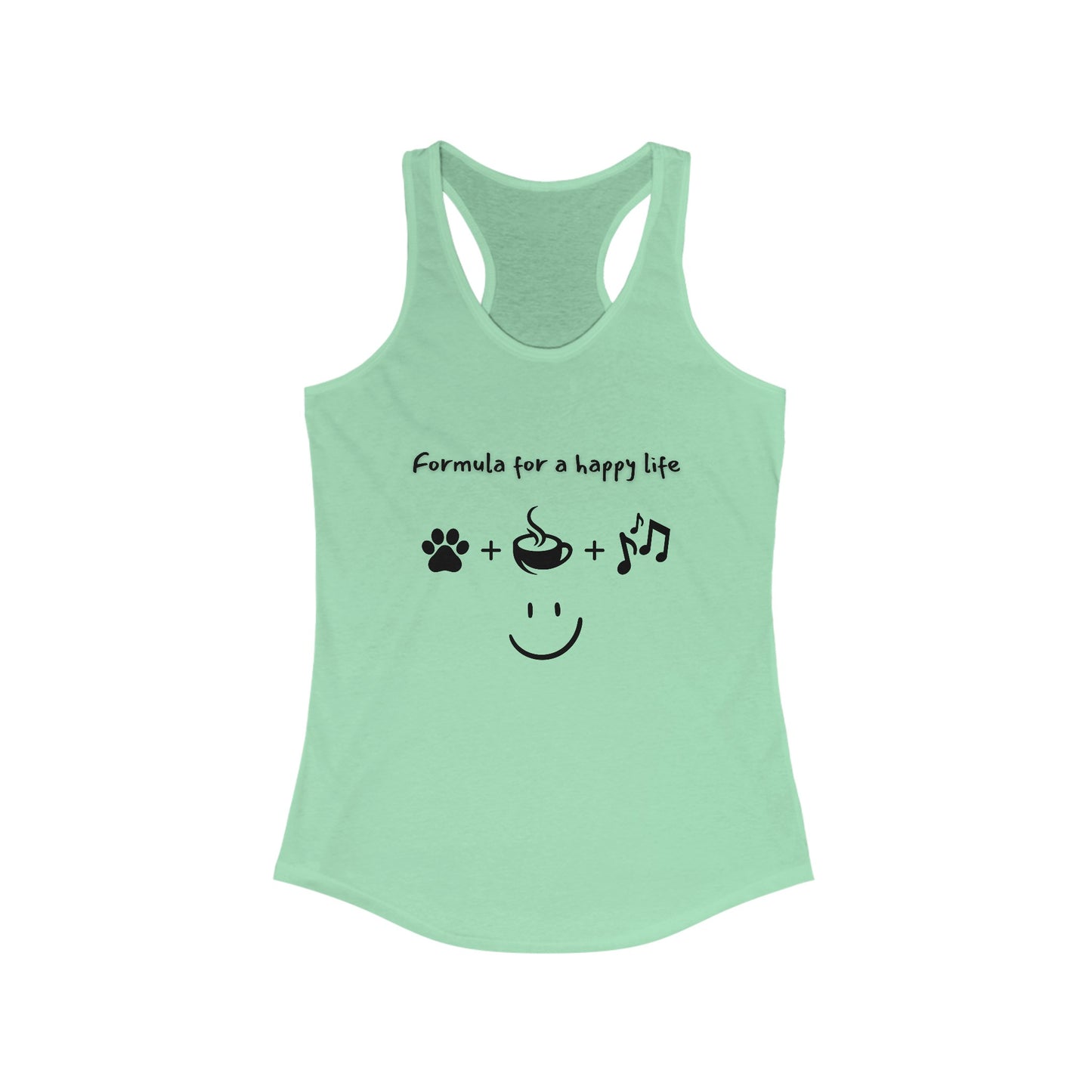 Happy Formula - Super Soft Women's Ideal Racerback Tank