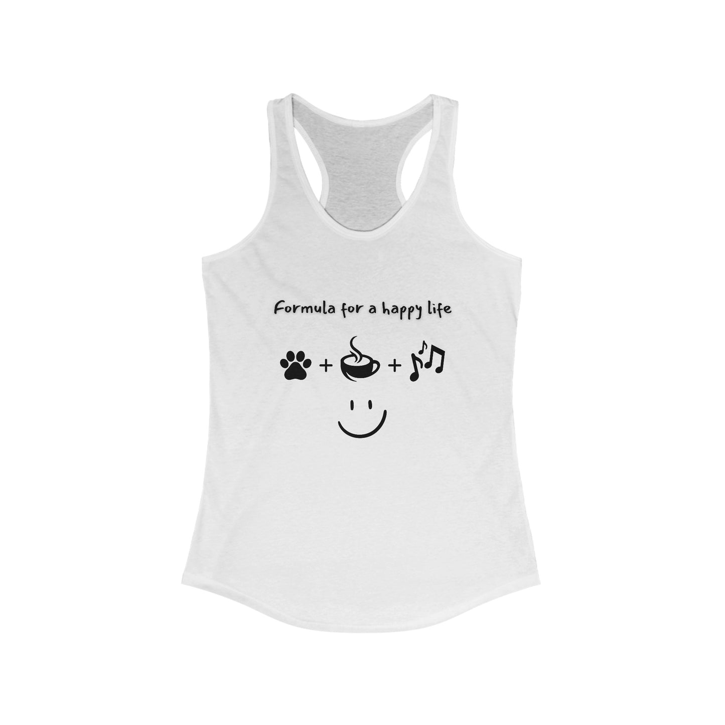 Happy Formula - Super Soft Women's Ideal Racerback Tank