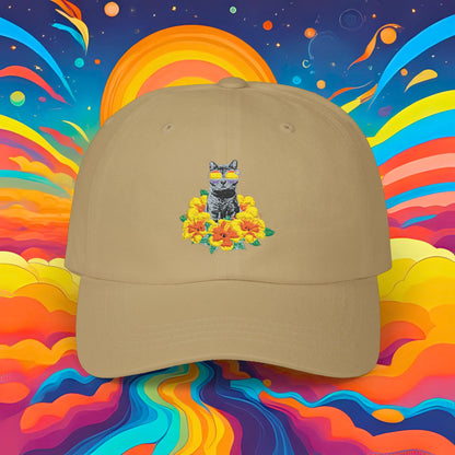 Hibiscus Sticky Classic Dad Cap