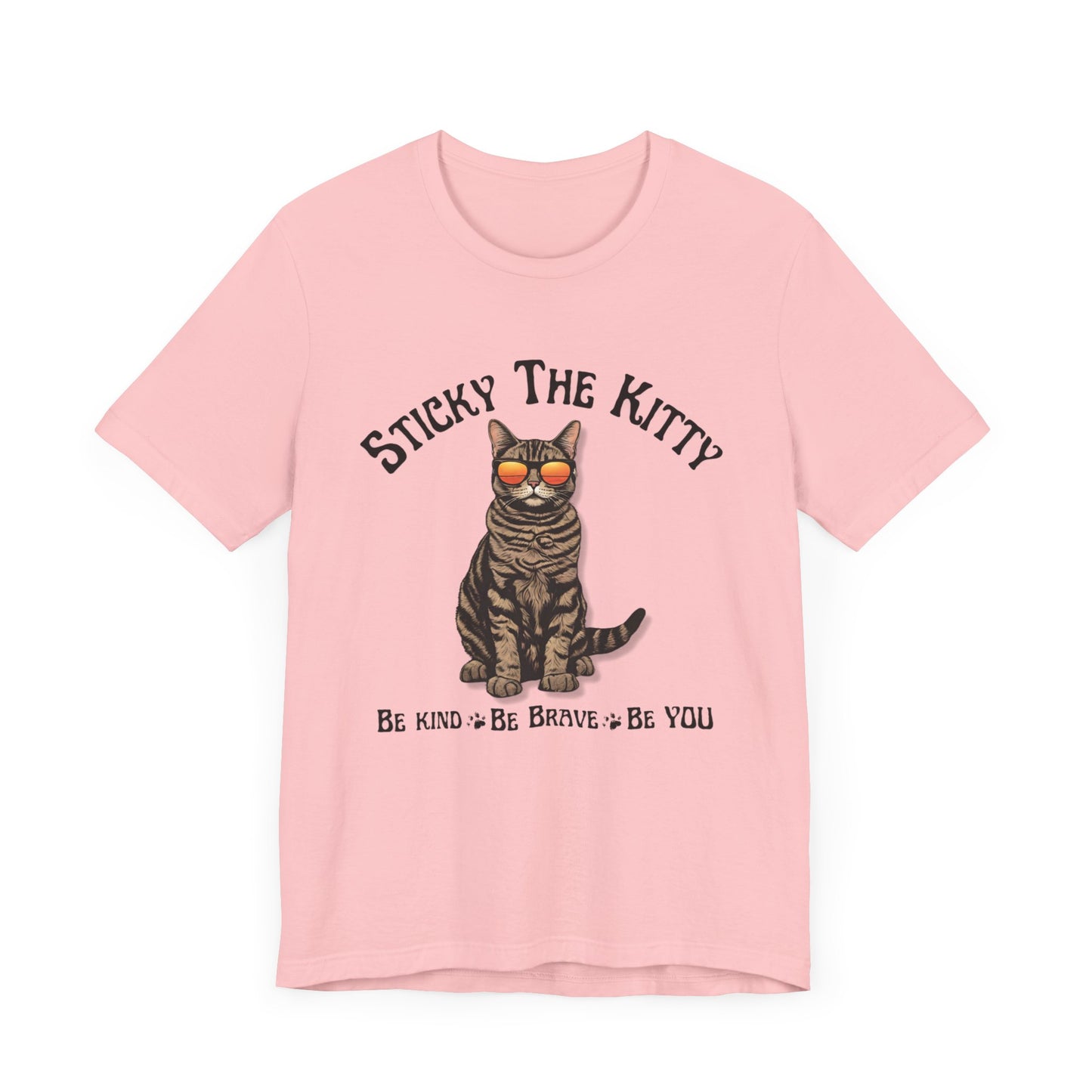 Stick-man Be Kind, Be  Brave, Be YOU - Super Soft Unisex Jersey Short Sleeve Tee