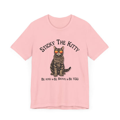 Stick-man Be Kind, Be  Brave, Be YOU - Super Soft Unisex Jersey Short Sleeve Tee