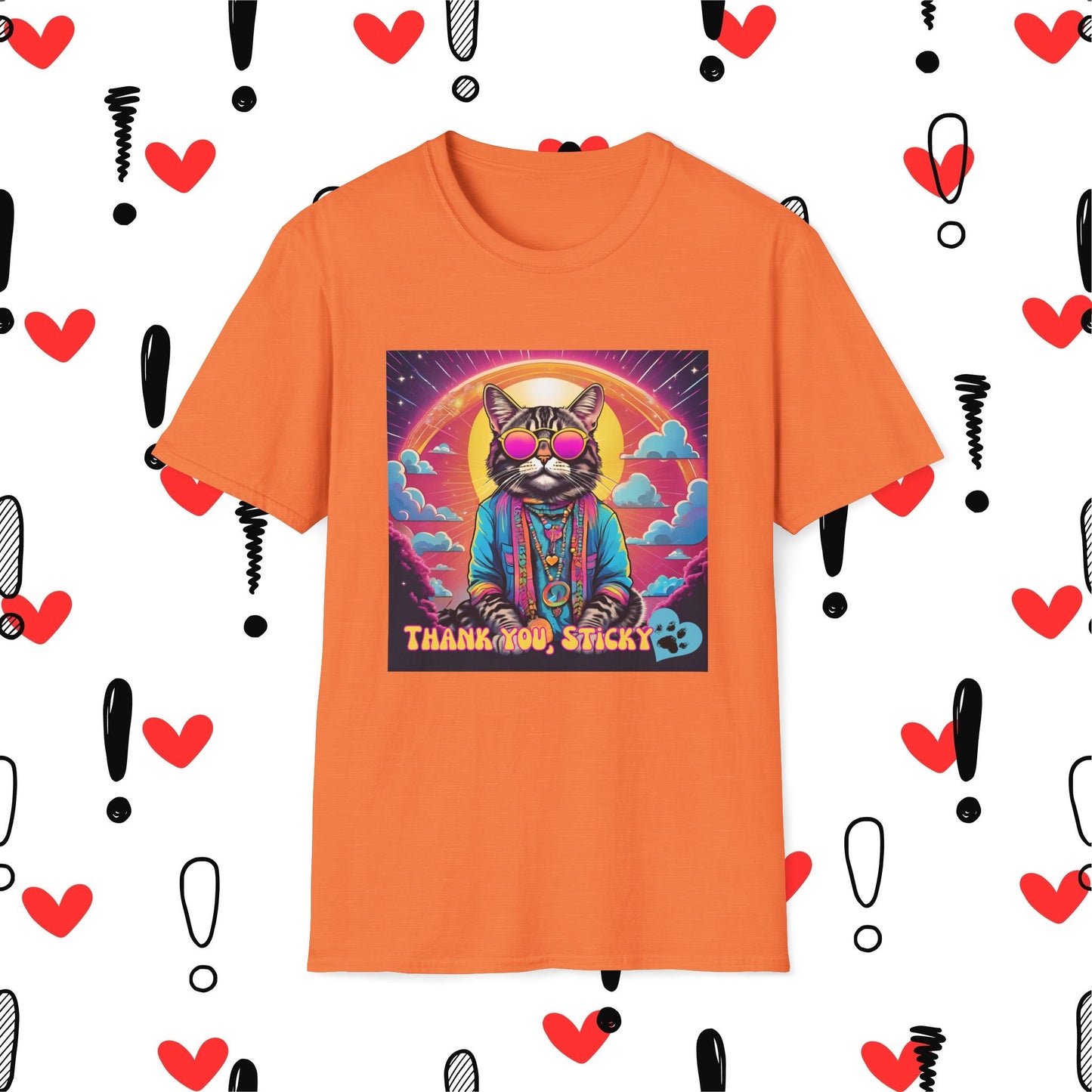 Thank You Sticky - Graphic T-Shirt - Unisex Softstyle Tee