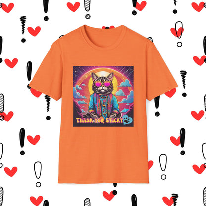 Thank You Sticky - Graphic T-Shirt - Unisex Softstyle Tee